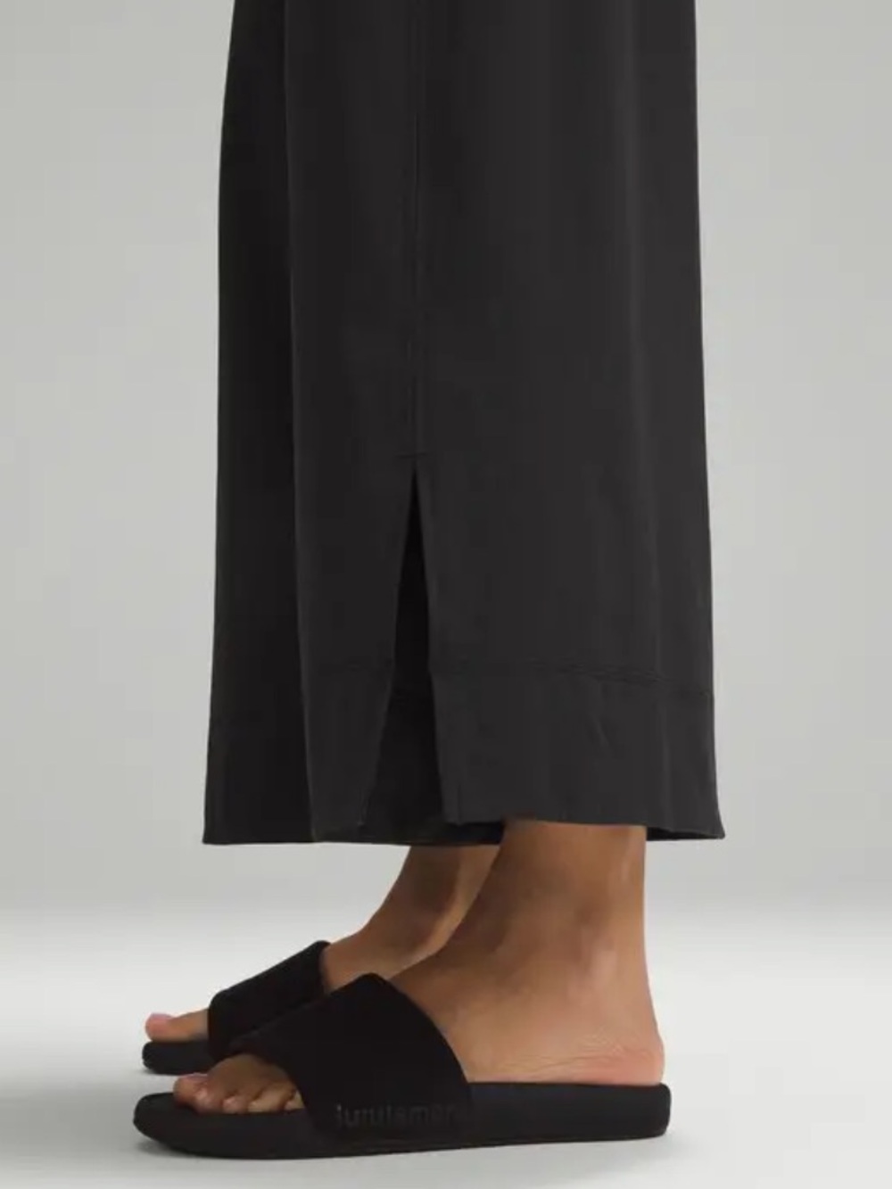 lululemon athletica Black High-Rise Stretch Woven Wide-Leg Cropped Pants - Picture 5 of 5